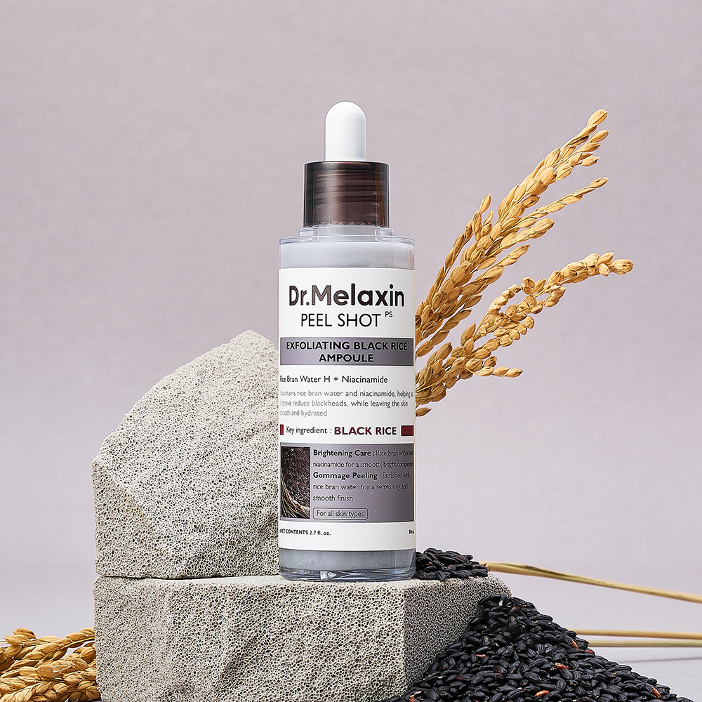 DR.MELAXIN PEEL SHOT EXFOLIATING BLACK RICE AMPOULE