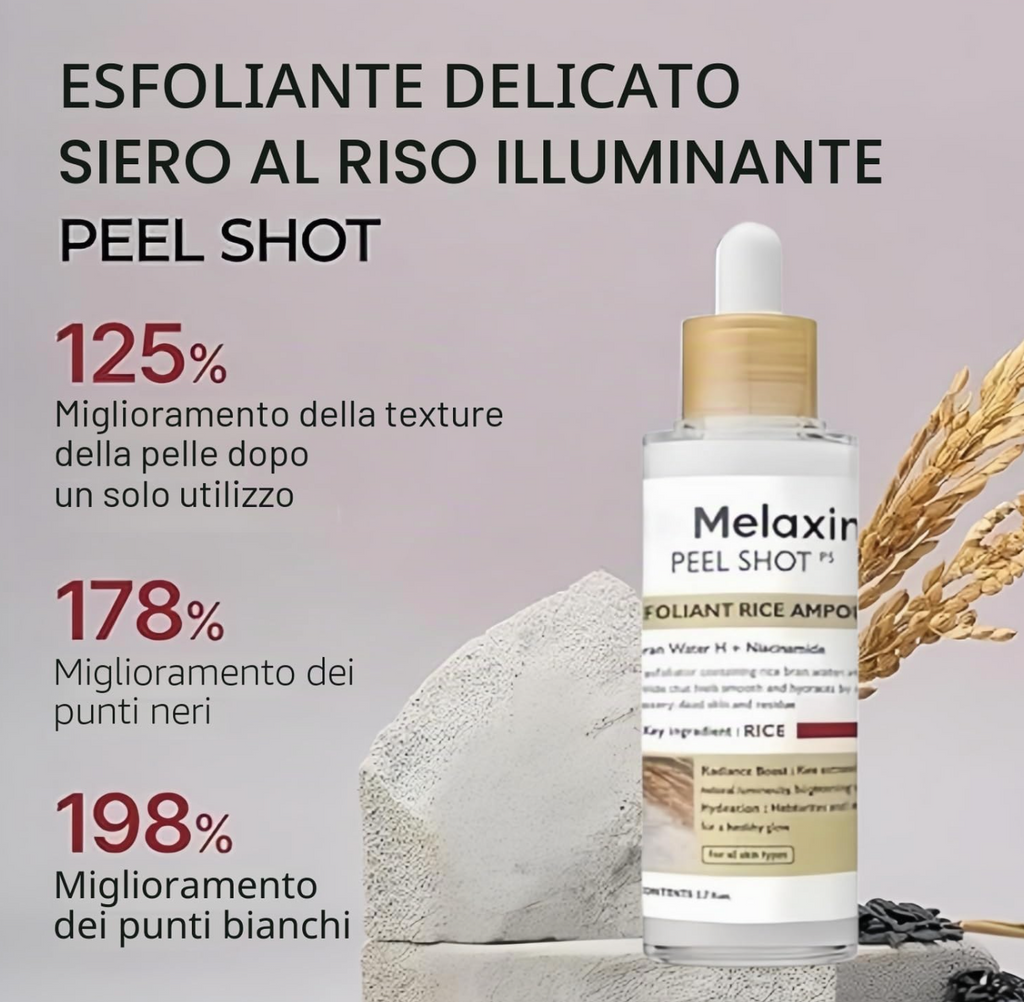 DR.MELAXIN PEEL SHOT EXFOLIATING WHITE RICE AMPOULE