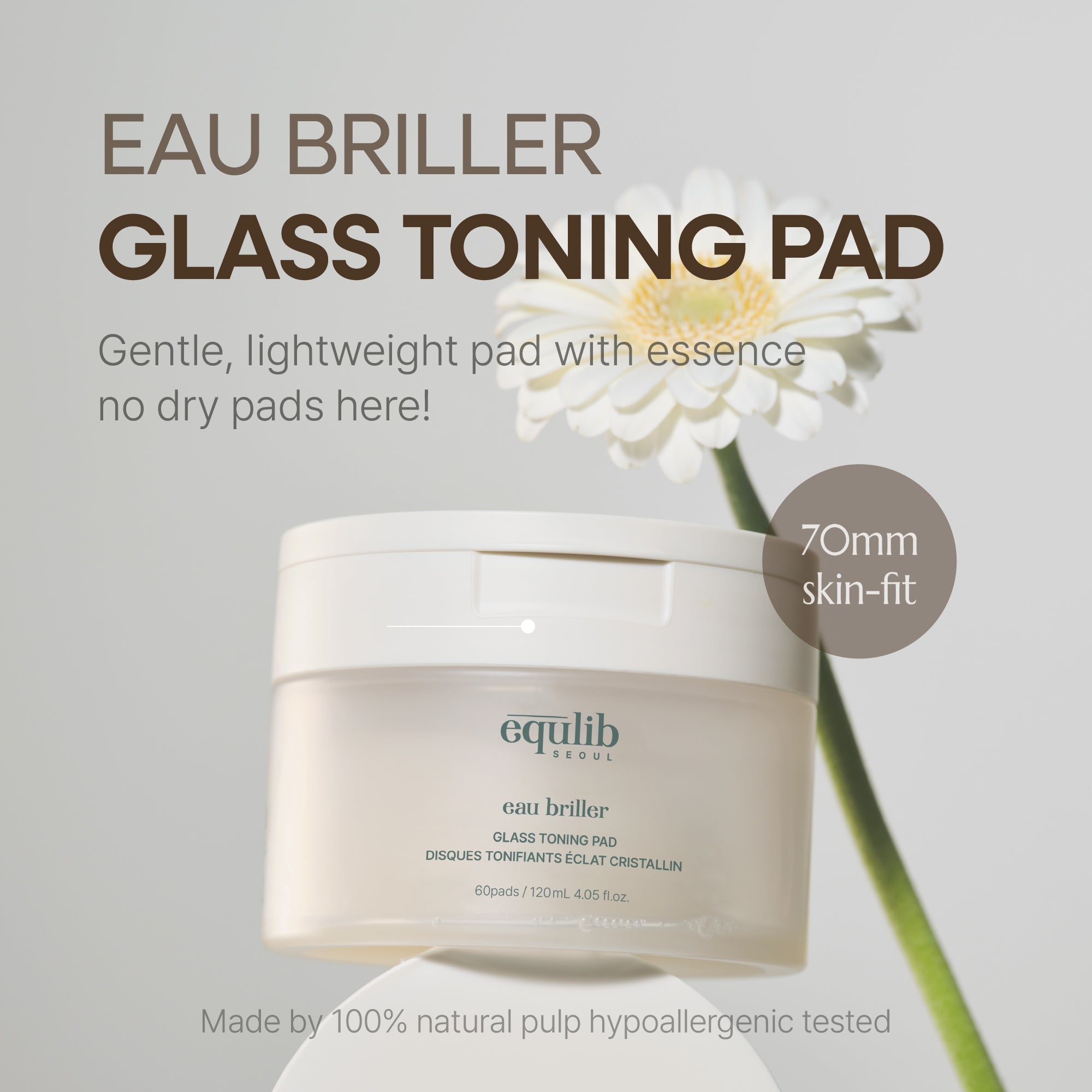 equlib EAU BRILLER PAD (60 EA)