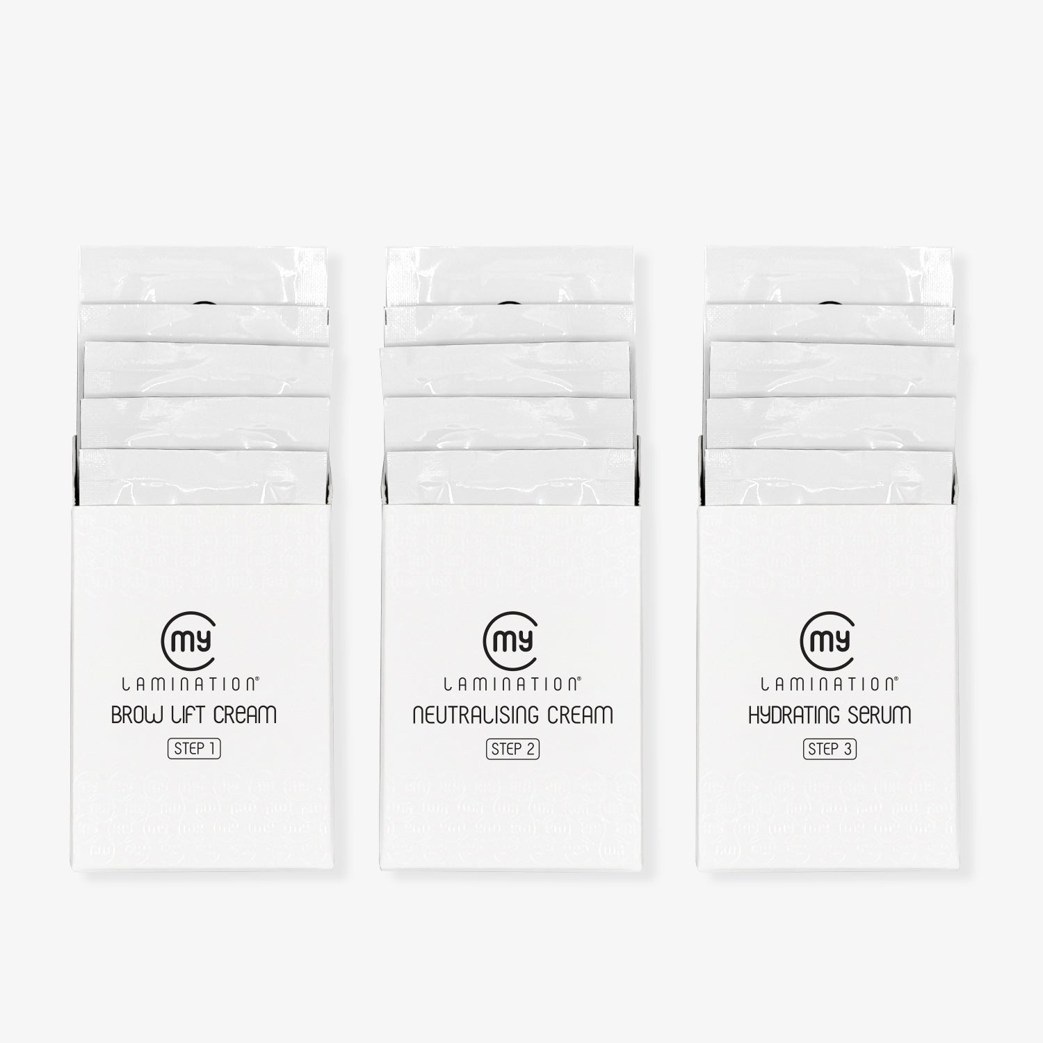 Brow Lift Neutralising e Hydrating - Fasi laminazione sopracciglia
