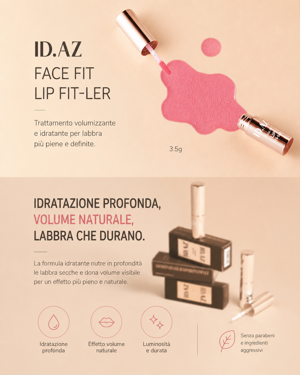 ID.AZ FACE FIT LIP FIT-LER #01