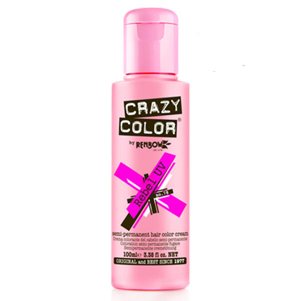 CRAZY COLOR SEMI-PERMANENT HAIR COLOR CREAM REBEL UV 78