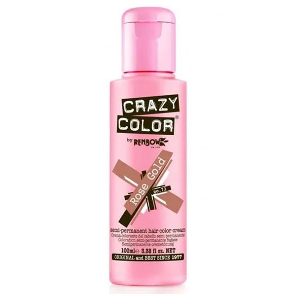 CRAZY COLOR SEMI-PERMANENT HAIR COLOR CREAM ROSE GOLD 73