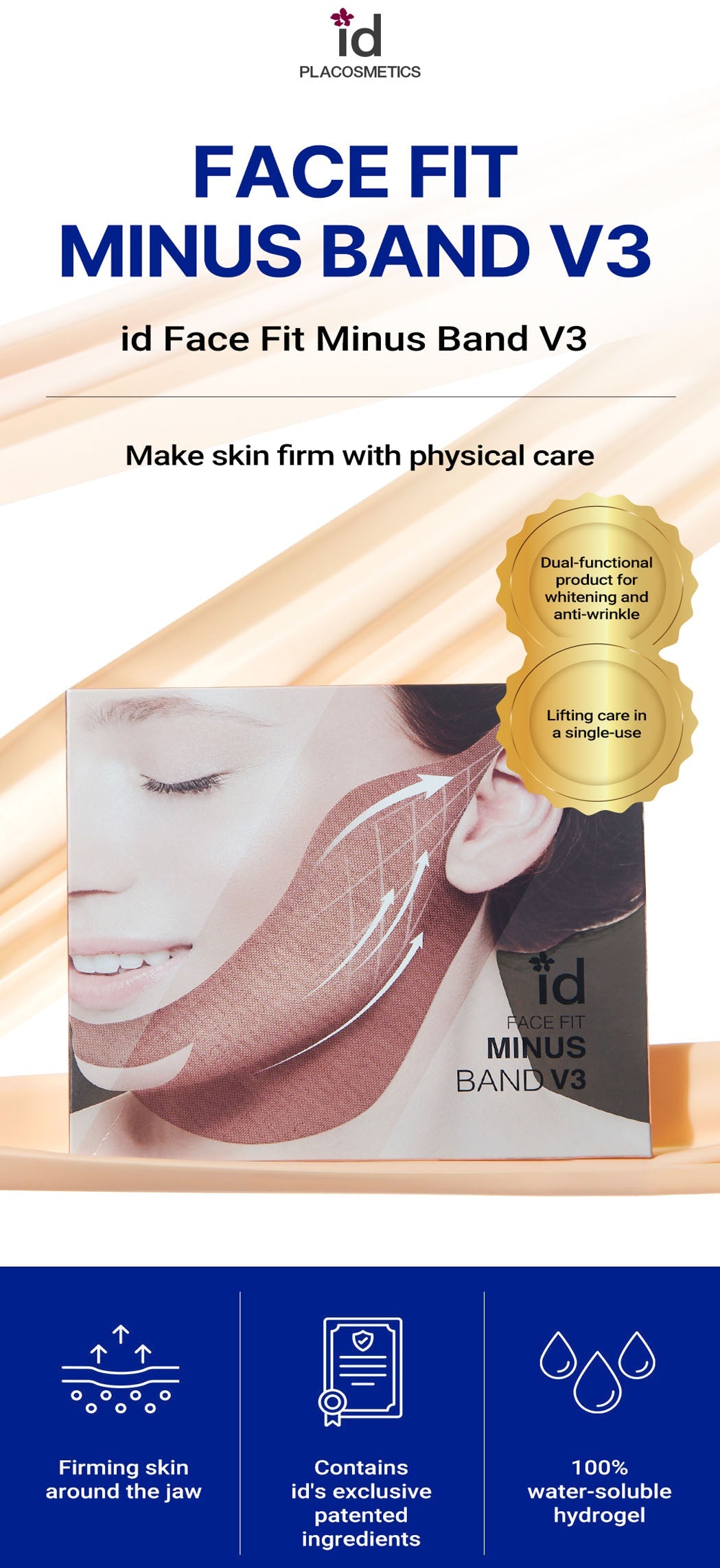 idPLACOSMETICS FACE FIT MINUS BAND V3 (4ea)