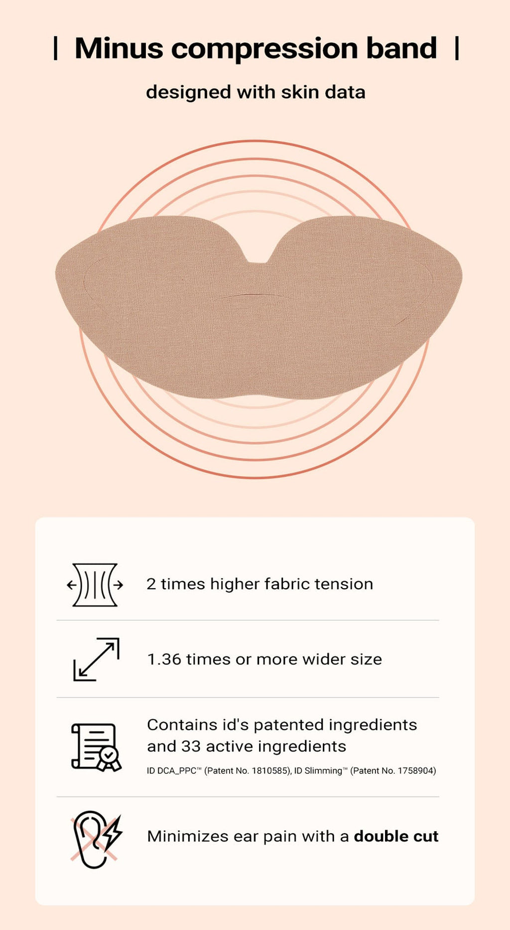 idPLACOSMETICS FACE FIT MINUS BAND V3 (4ea)