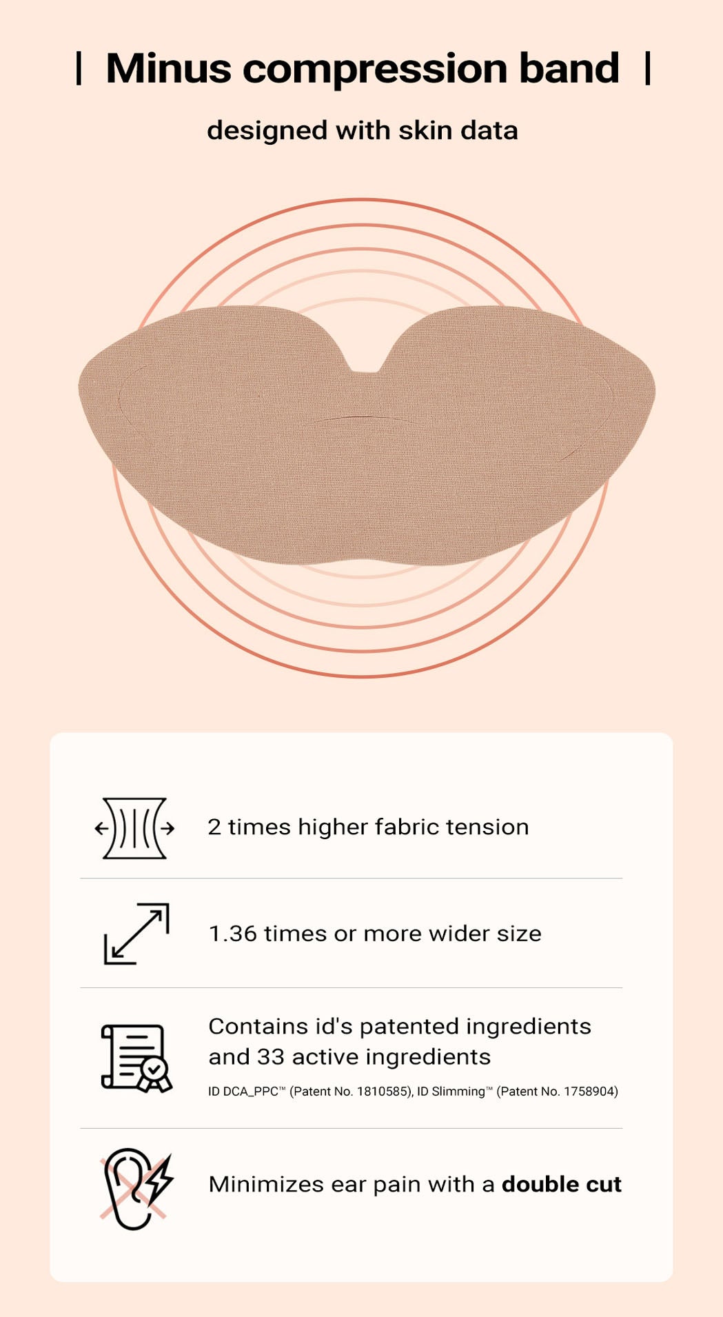 idPLACOSMETICS FACE FIT MINUS BAND V3 (4ea)