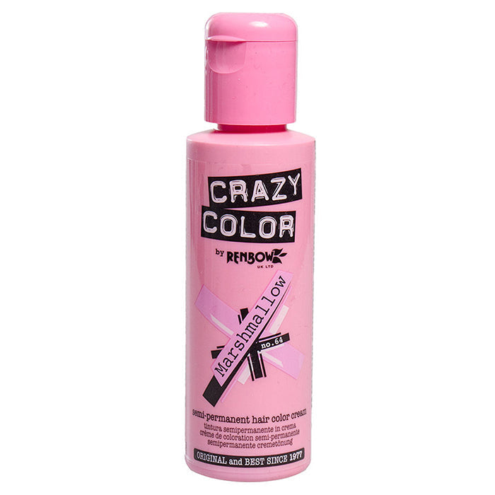 CRAZY COLOR SEMI-PERMANENT HAIR COLOR CREAM MARSHMALLOW 64